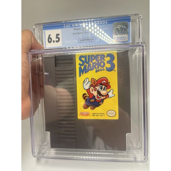Super Mario Bros. 3 - NES - CGC Grade 6.5 Nintendo Sweet Cartridge Look - Picture 8 of 10
